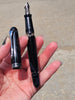 Aurora 888 Fountain Pen - Blue Ebonite - Chrome Trim - 18K Nib (Limited Edition) - Pen Boutique Ltd