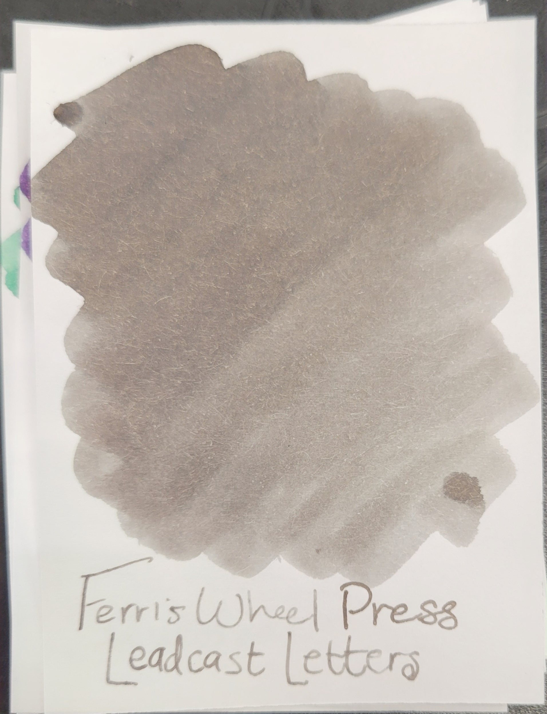 Ferris Wheel Press Ink Bottle - Leadcast Letters  - 38ml - Pen Boutique Ltd