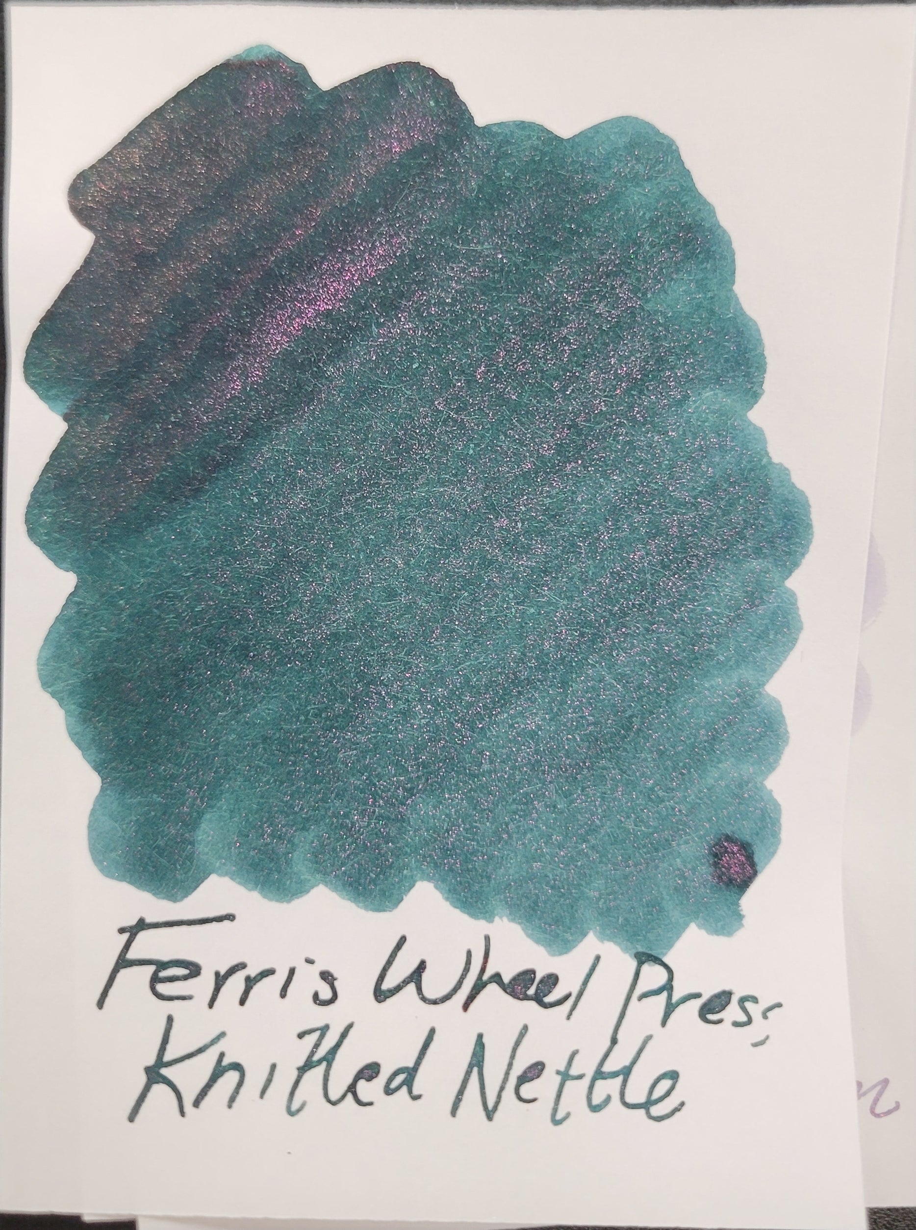 Ferris Wheel Press FerriTales Ink Bottle - The Wild Swans Knitted Nettle - 20ml - Pen Boutique Ltd