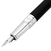 S T Dupont D - Initial Fountain Pen - Duotone - Chrome Trim - Pen Boutique Ltd