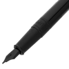 S T Dupont D - Initial Fountain Pen - Black - Matte Black Trim - Pen Boutique Ltd