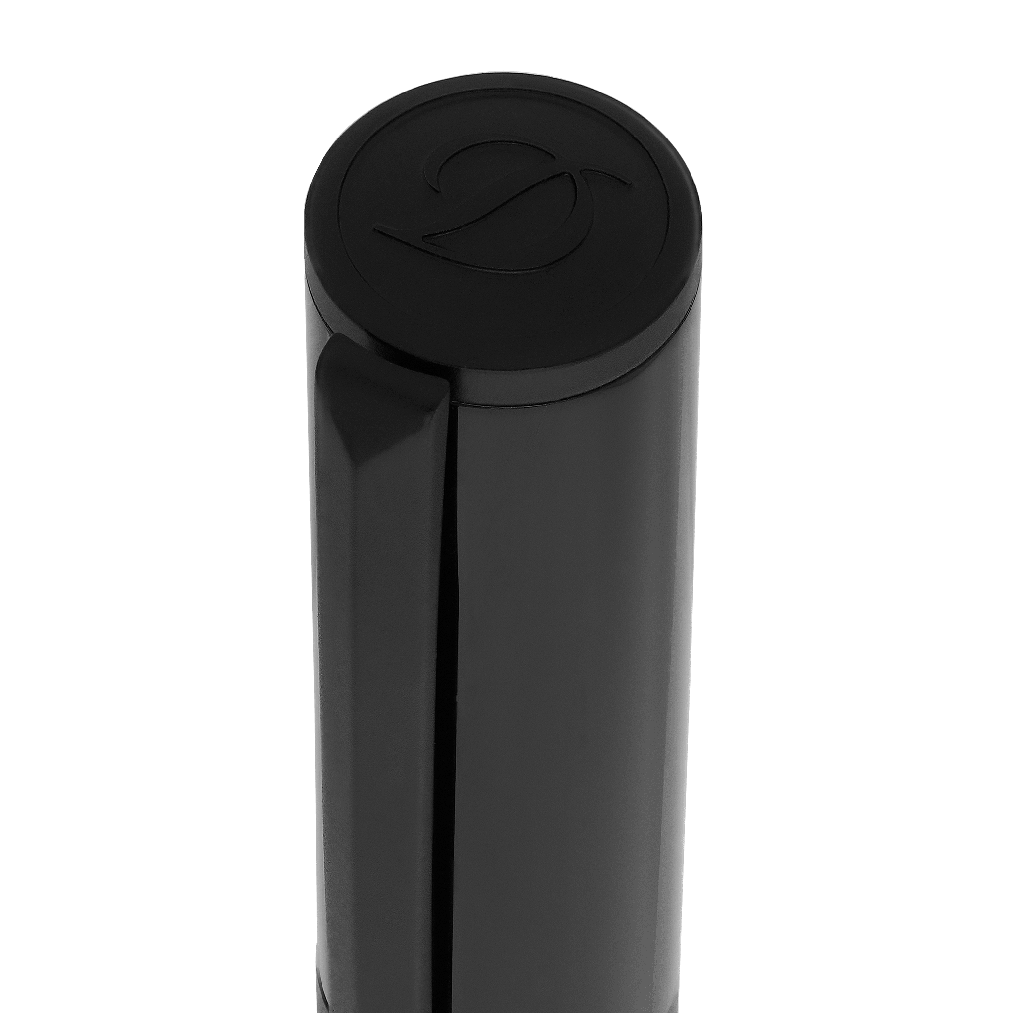 S T Dupont D - Initial Fountain Pen - Black - Matte Black Trim - Pen Boutique Ltd