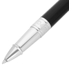 S T Dupont D - Initial Rollerball Pen - Duo Tone - Chrome Trim - Pen Boutique Ltd