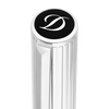S T Dupont D - Initial Rollerball Pen - Duo Tone - Chrome Trim - Pen Boutique Ltd