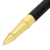 S T Dupont D - Initial Rollerball Pen - Black - Gold Trim - Pen Boutique Ltd