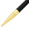S T Dupont D - Initial Ballpoint Pen - Black - Gold Trim - Pen Boutique Ltd