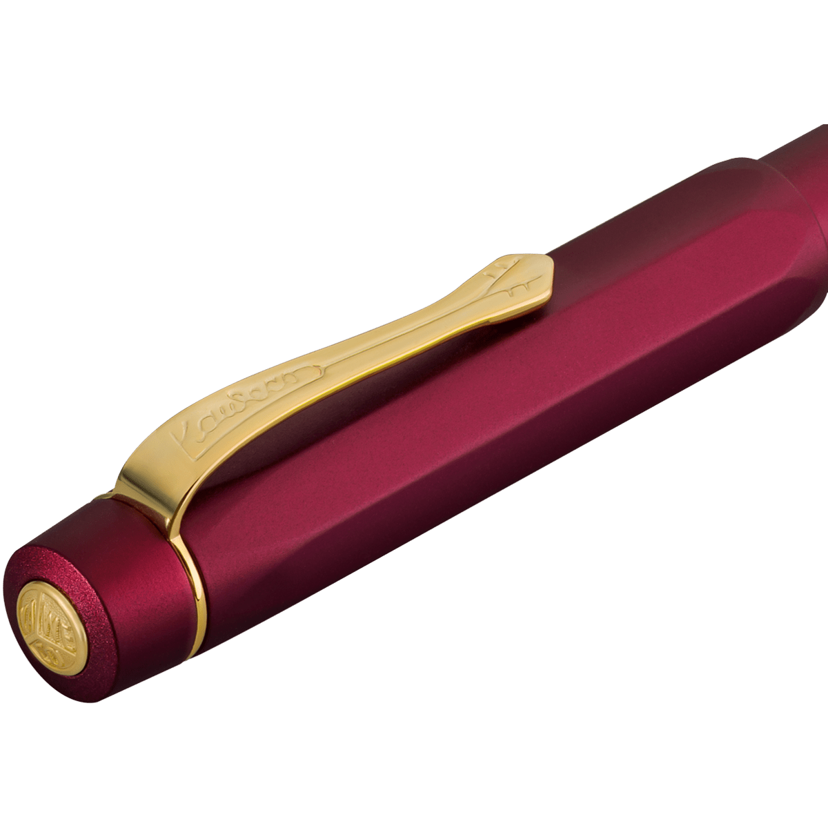 Kaweco Sport Piston Filler Fountain Pen - Solo Bordeaux - Gold Trim - Pen Boutique Ltd