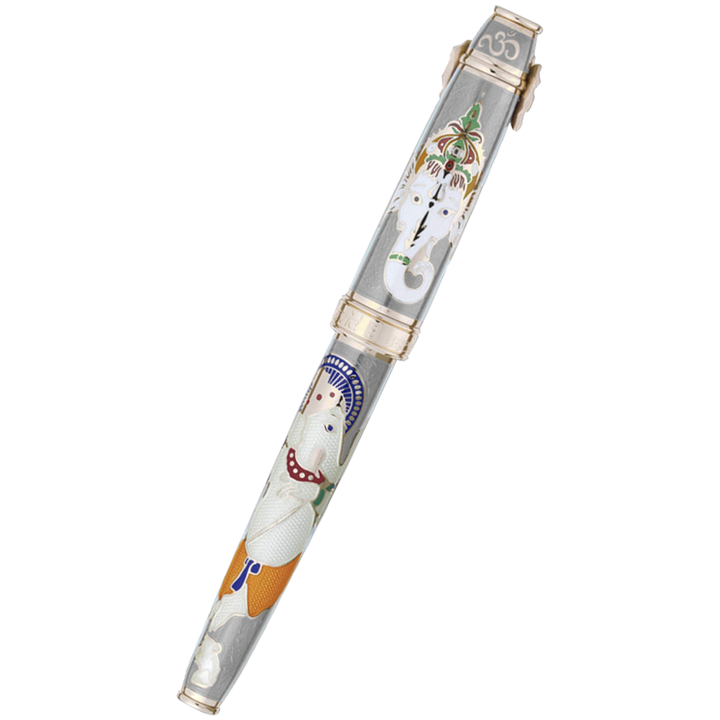 David Oscarson Lord Ganesha Rollerball Pen - Verdigris-Pen Boutique Ltd