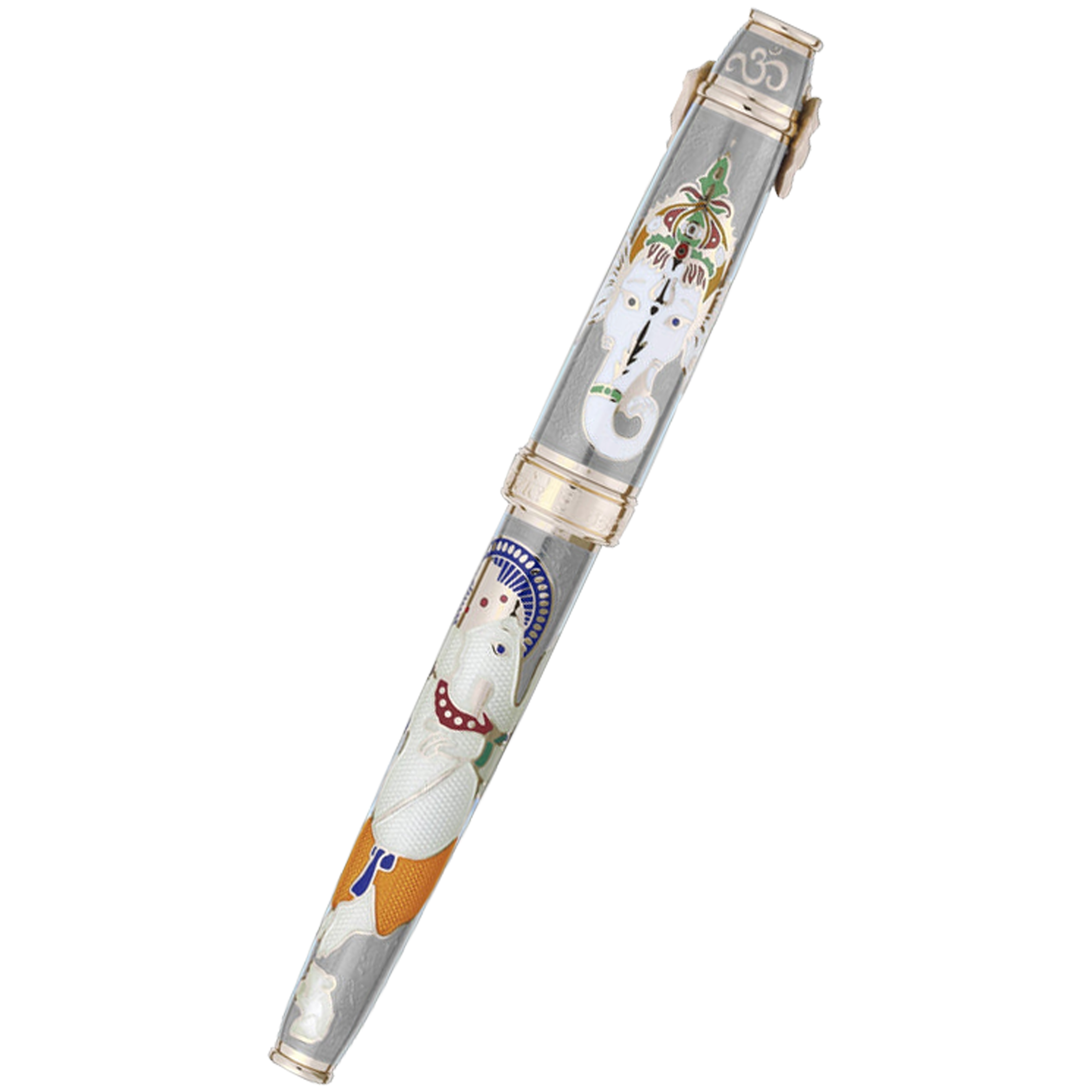 David Oscarson Lord Ganesha Rollerball Pen - Verdigris-Pen Boutique Ltd