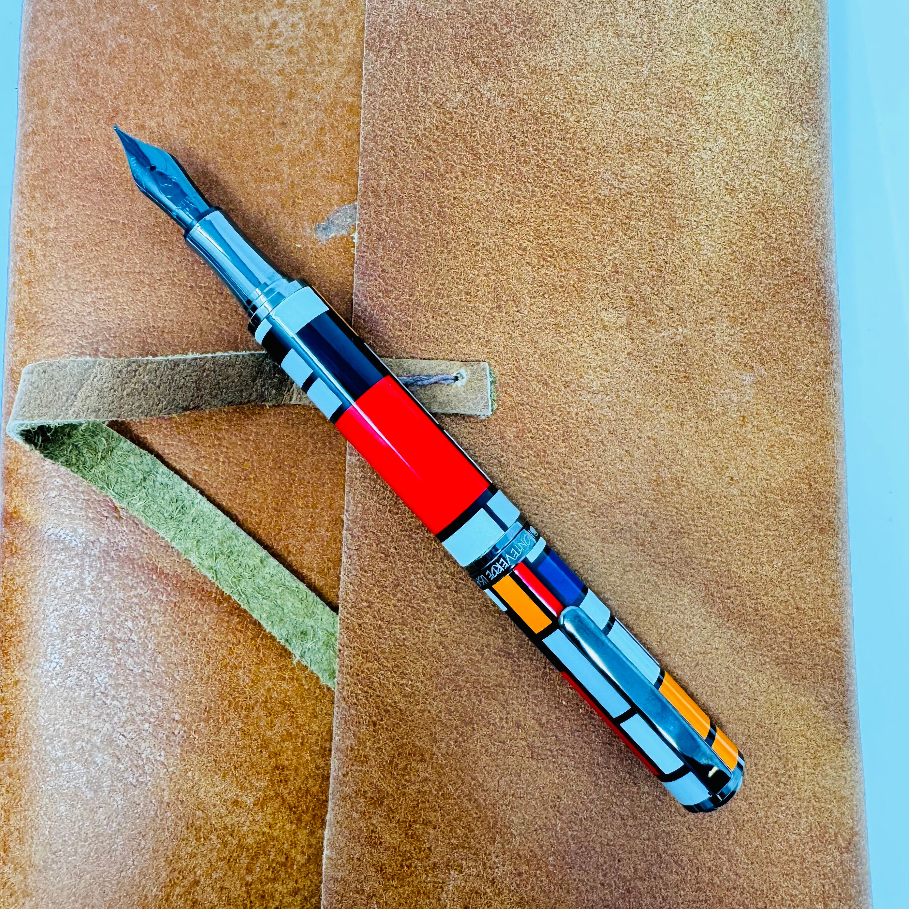 Monteverde Regatta Mondrian Limited Edition 921 Fountain Pen with ink. - Pen Boutique Ltd