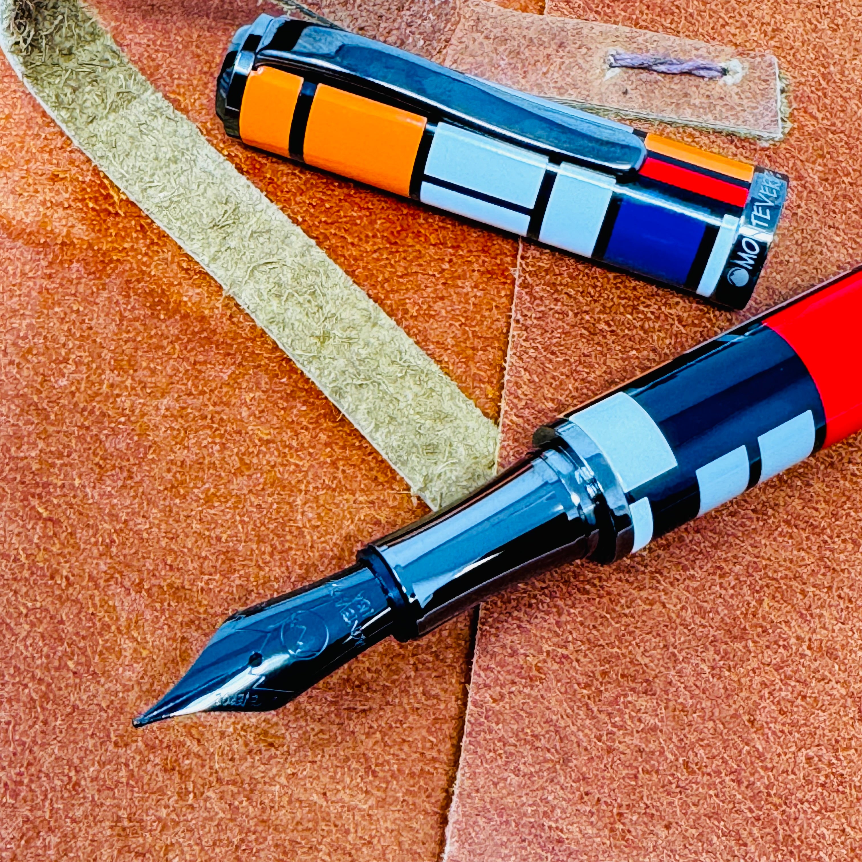 Monteverde Regatta Mondrian Limited Edition 921 Fountain Pen with ink. - Pen Boutique Ltd