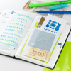 Hobonichi Add - on Pocket - Lime Green - Ticket - Pen Boutique Ltd