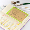Hobonichi Add - on Pocket - Lime Green - Ticket - Pen Boutique Ltd