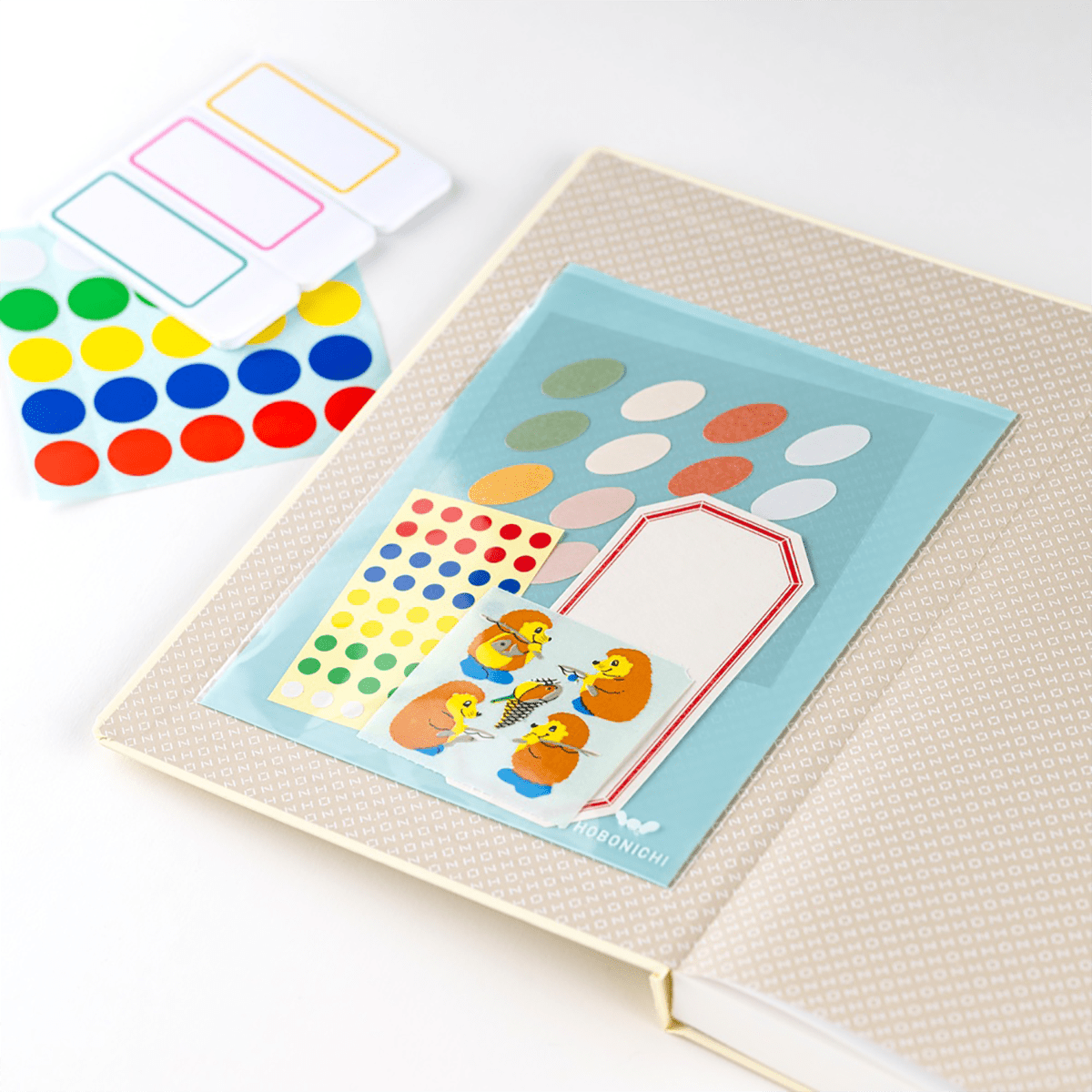 Hobonichi Add - on Pocket - Light Blue - Postcard - Pen Boutique Ltd