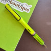 Lamy Safari Fountain Pen - Neon Yellow (Special Edition) - Pen Boutique Ltd