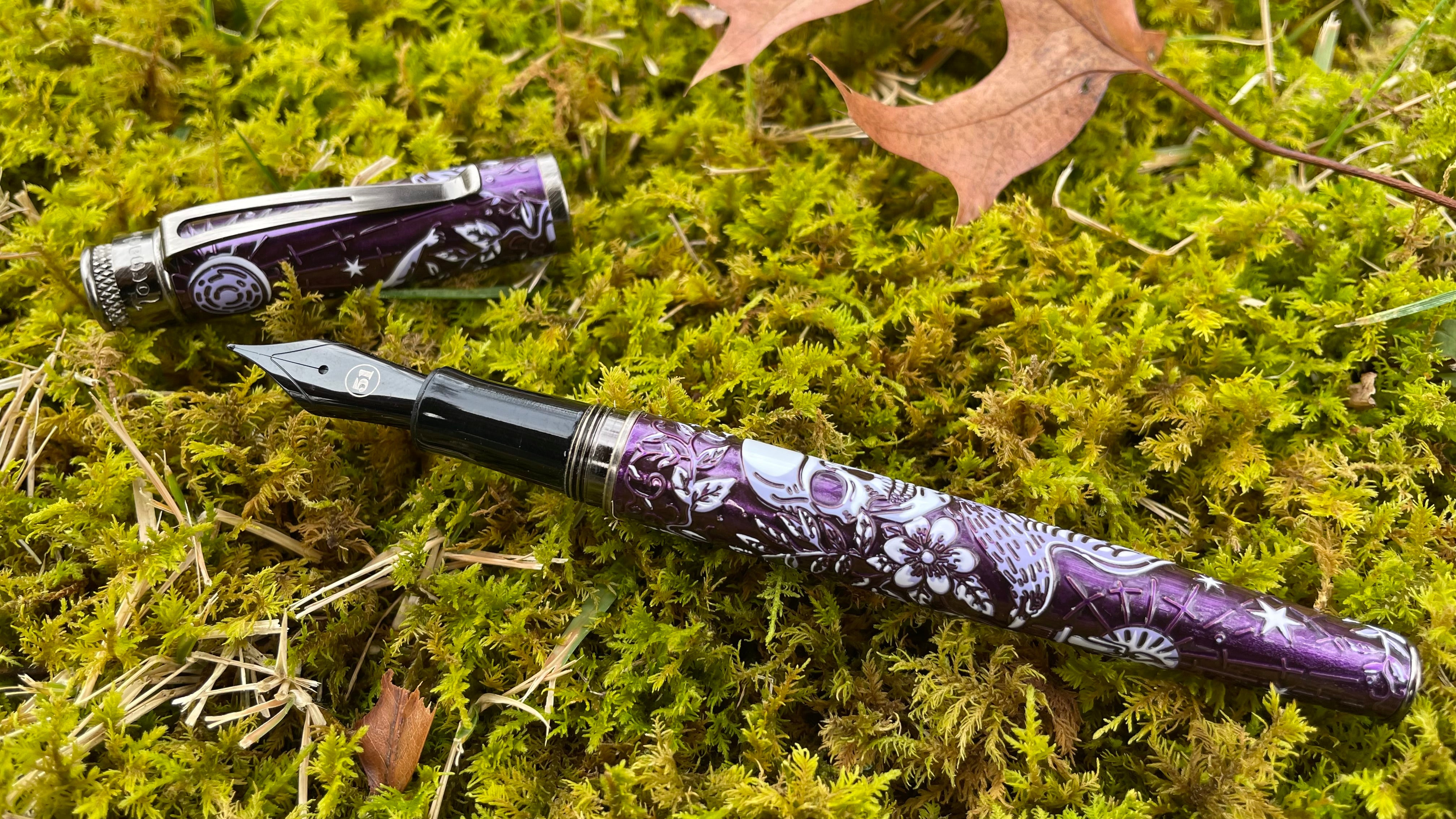 Retro 51 Tornado x Pen Boutique Exclusive Fountain Pen - Raven 3 - 2024 Edition - Pen Boutique Ltd