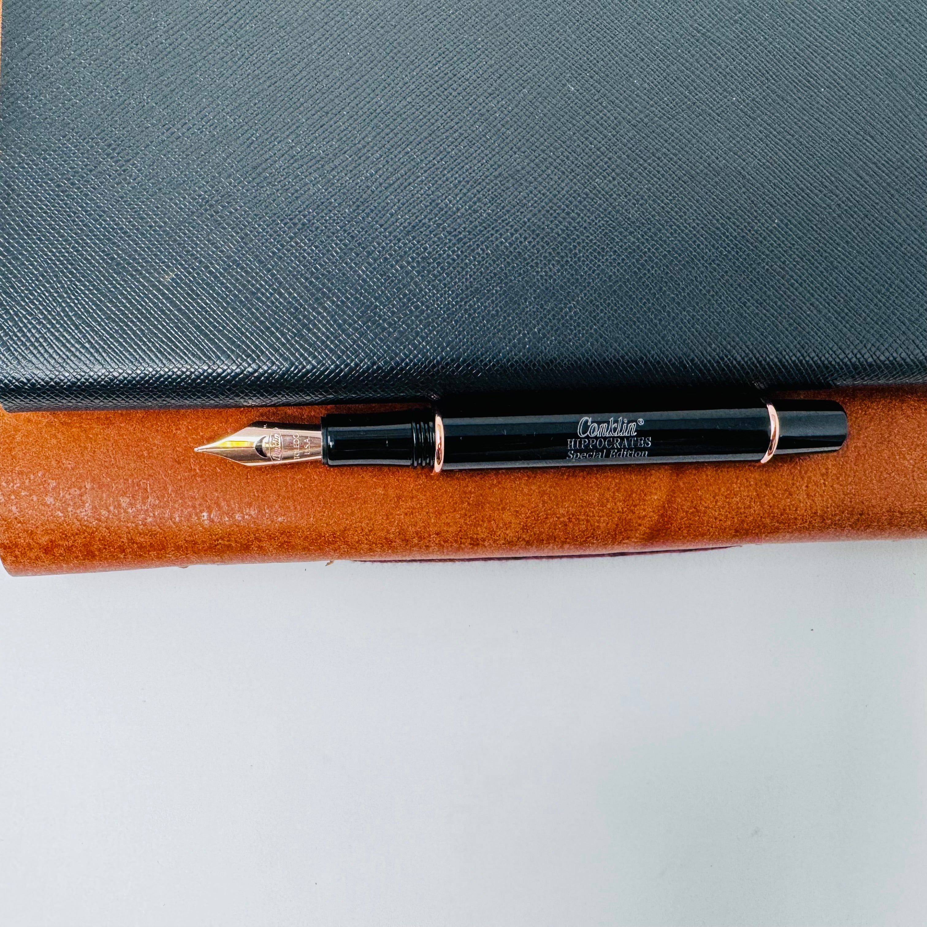 Conklin Hippocrates Fountain Pen + Ink Bottle - Pen Boutique Ltd