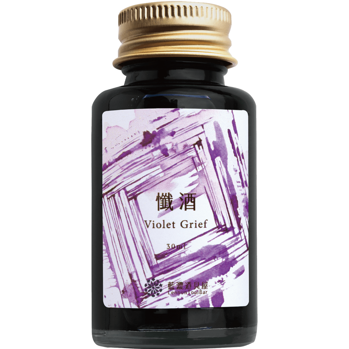 Penlux x LennonTool Bar Ink Bottle - Violet Grief - 30ml - Pen Boutique Ltd