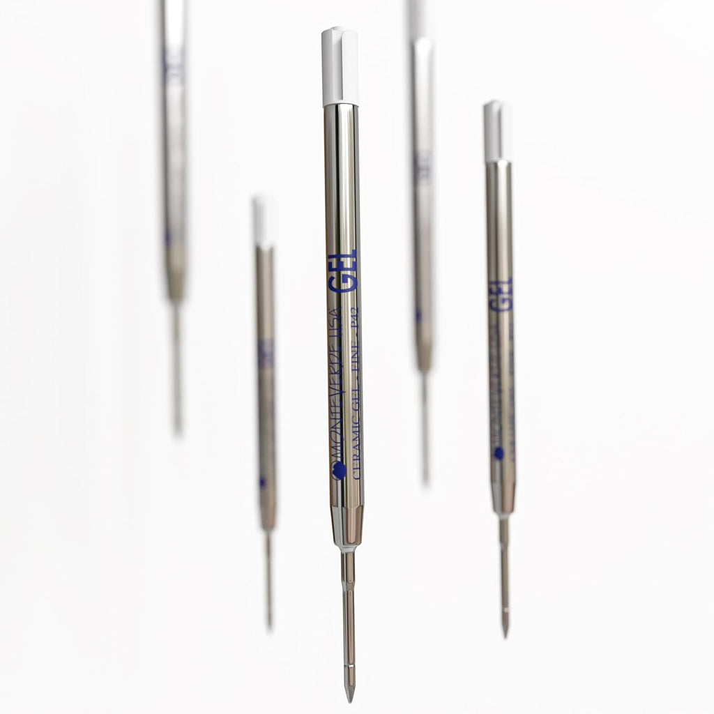 Monteverde Capless Gel Refill (to fit Parker) - Blue/Black - 0.7 mm Fine Point (1/pack) - Pen Boutique Ltd