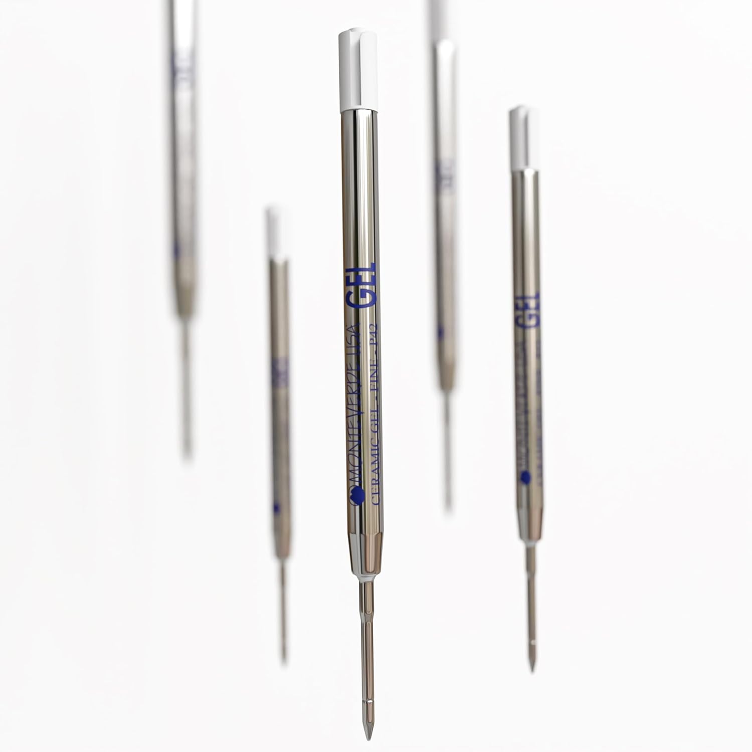 Monteverde Capless Gel Refill (to fit Parker) - Blue/Black - 0.7 mm Fine Point (1/pack) - Pen Boutique Ltd