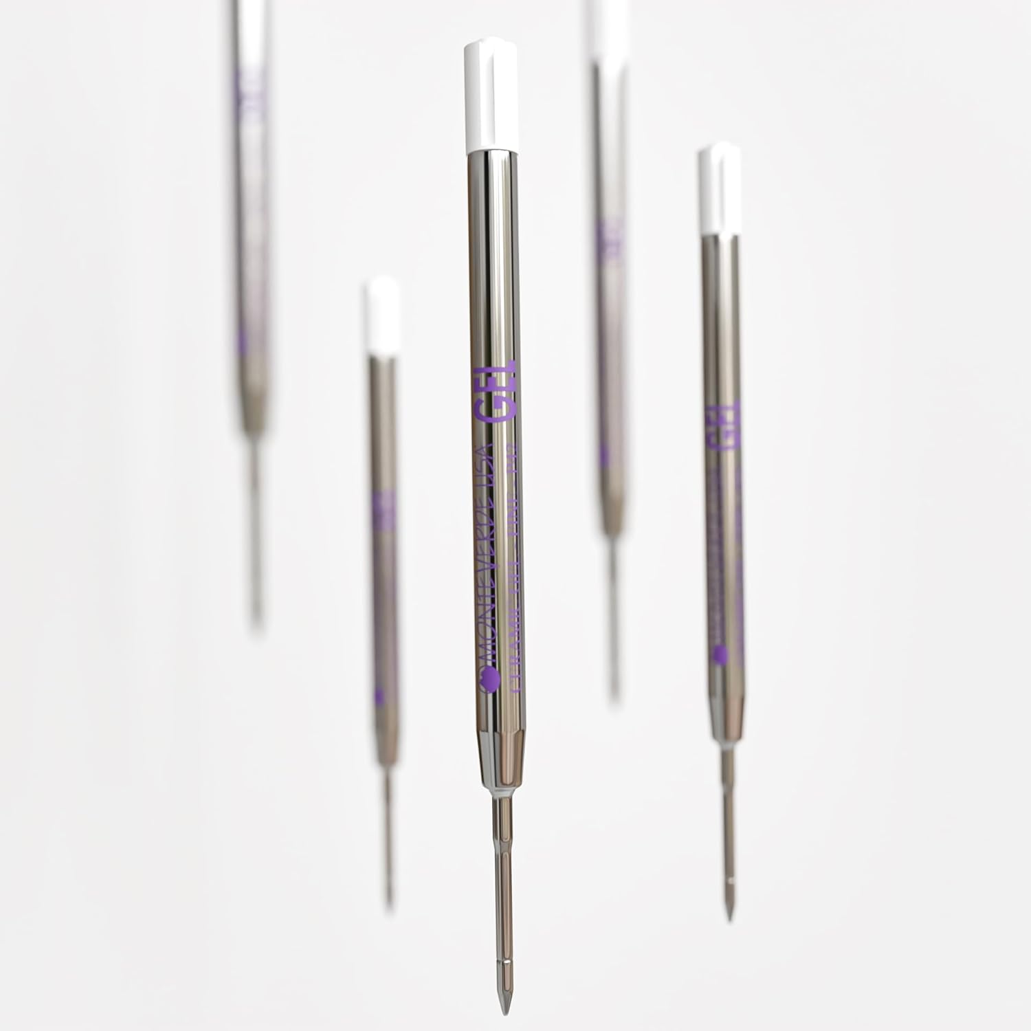 Monteverde Capless Gel Refill (to fit Parker) - Purple - 0.7 mm Fine Point (1/pack) - Pen Boutique Ltd