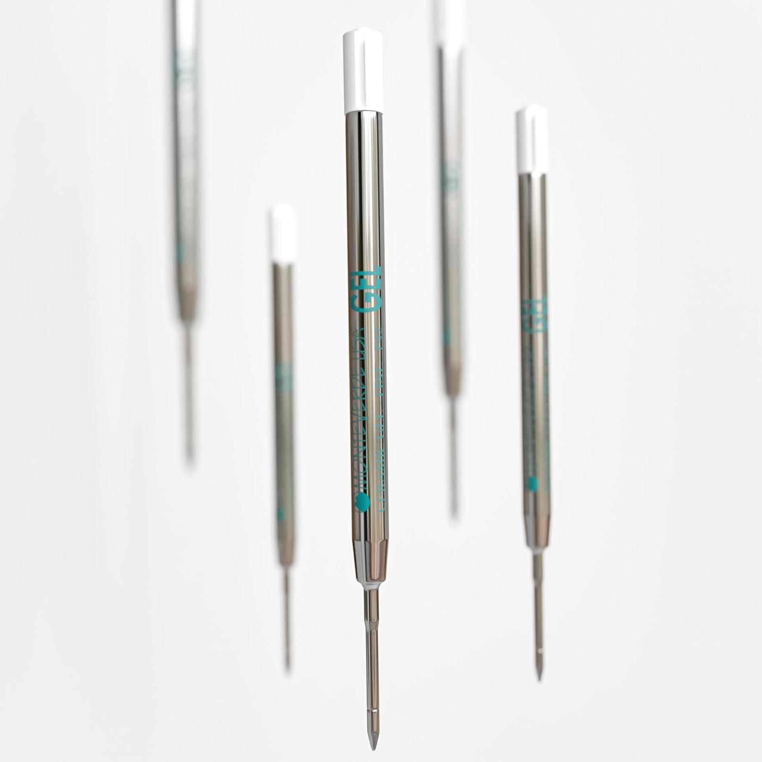 Monteverde Capless Gel Refill (to fit Parker) - Turquoise - 0.7 mm Fine Point (1/pack) - Pen Boutique Ltd