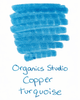 Organics Studio Periodic Table Ink Bottle - Copper Turquoise - Pen Boutique Ltd