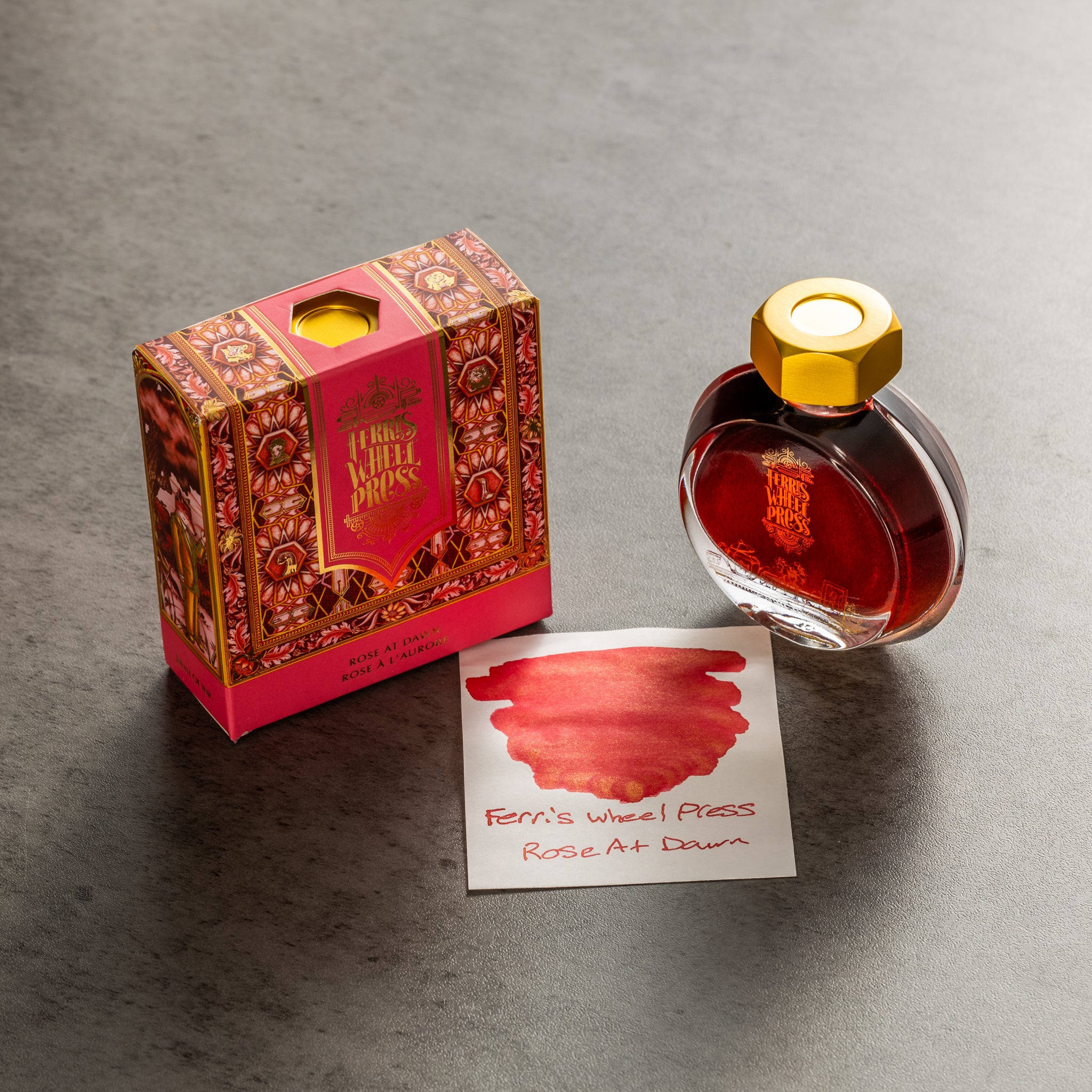 Ferris Wheel Press La Belle Epoque Ink Bottle - Rose at Dawn - 38ml - Pen Boutique Ltd