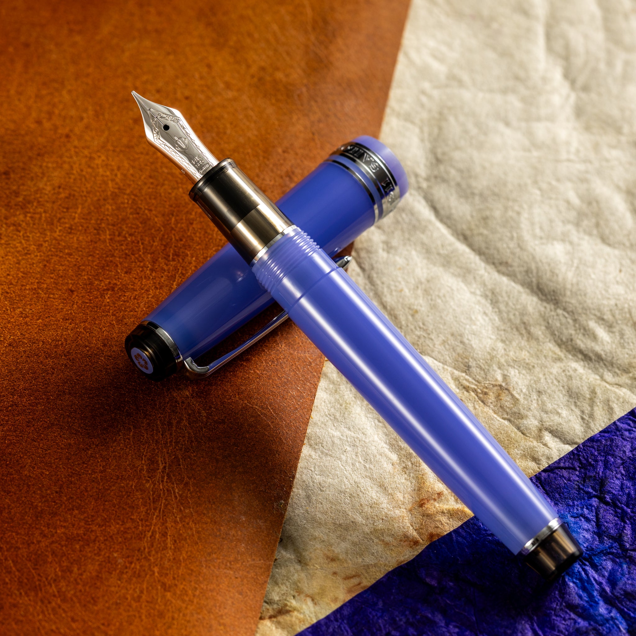 Sailor Professional Gear Slim Manyo Fountain Pen Set - Special Edition - Purple - Dianthus - Pen Boutique Ltd