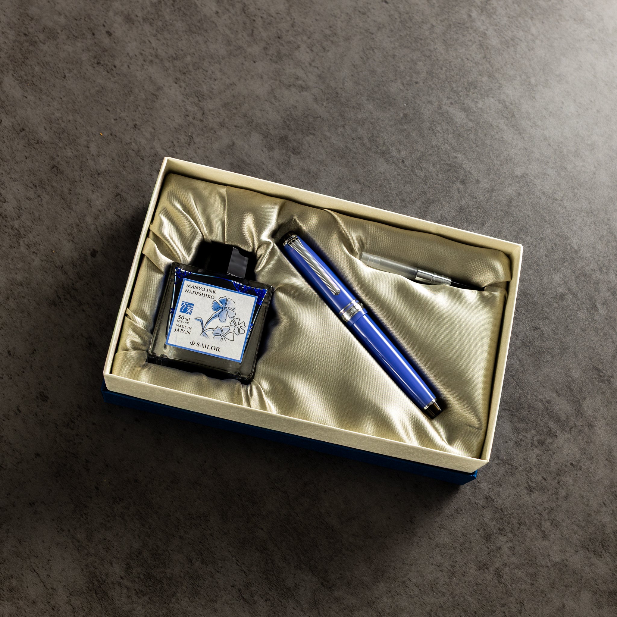 Sailor Professional Gear Slim Manyo Fountain Pen Set - Special Edition - Purple - Dianthus - Pen Boutique Ltd