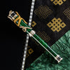 David Oscarson Green Wood Snake Fountain Pen - Verdigris (Limited Edition) - Pen Boutique Ltd
