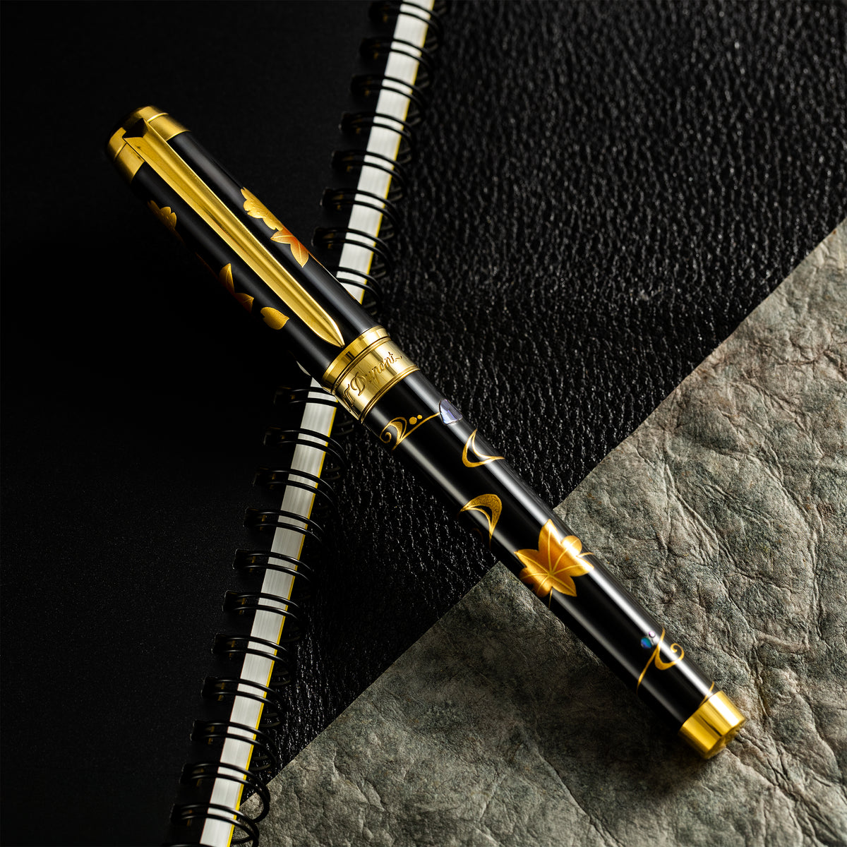 S T Dupont Line D Eternity XL Fountain Pen - Maki-E Ryusui Shunju-Pen Boutique Ltd