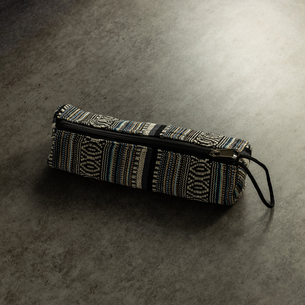 Pen Boutique Sherpa Pencil Bag - Mono Print (Zipper Closure) - Pen Boutique Ltd
