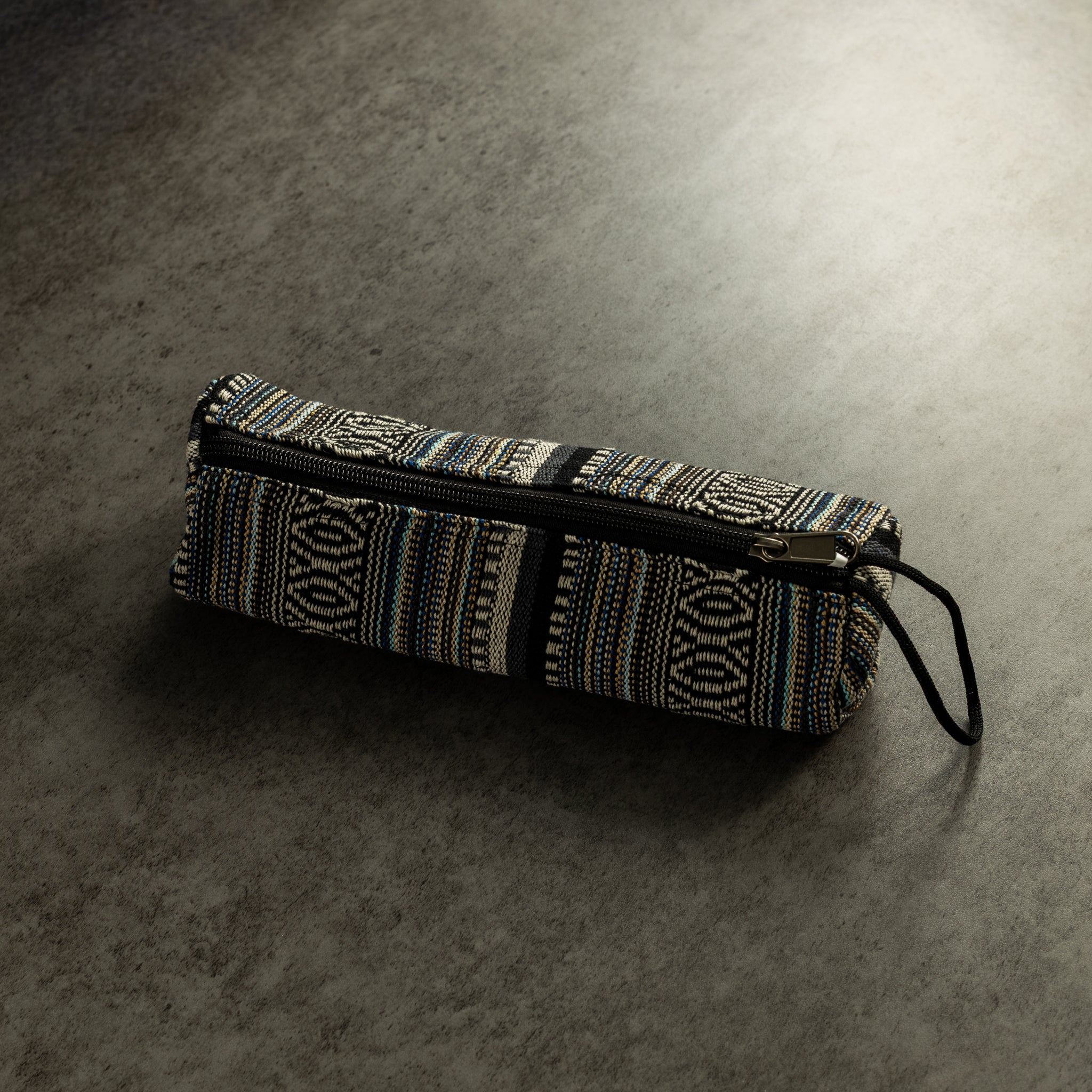 Pen Boutique Sherpa Pencil Bag - Mono Print (Zipper Closure) - Pen Boutique Ltd
