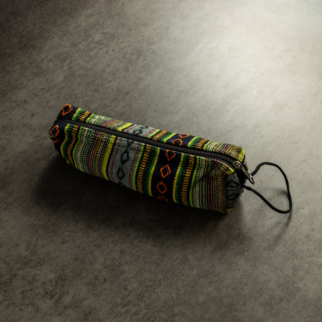 Pen Boutique Sherpa Pencil Bag - Multicolor Print (Zipper Closure) - Pen Boutique Ltd