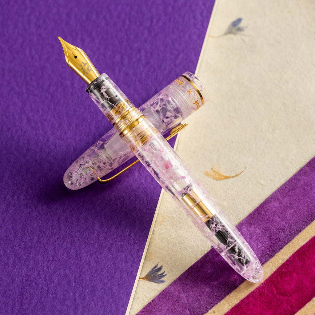 Esterbrook x BUNGUBOX Estie Fountain Pen - The Kachofugetsu Flower - Cherry Blossom (Limited Edition) - Pen Boutique Ltd