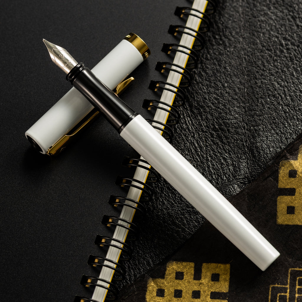 Waterman Impression Fountain Pen - White GT - Pen Boutique Ltd