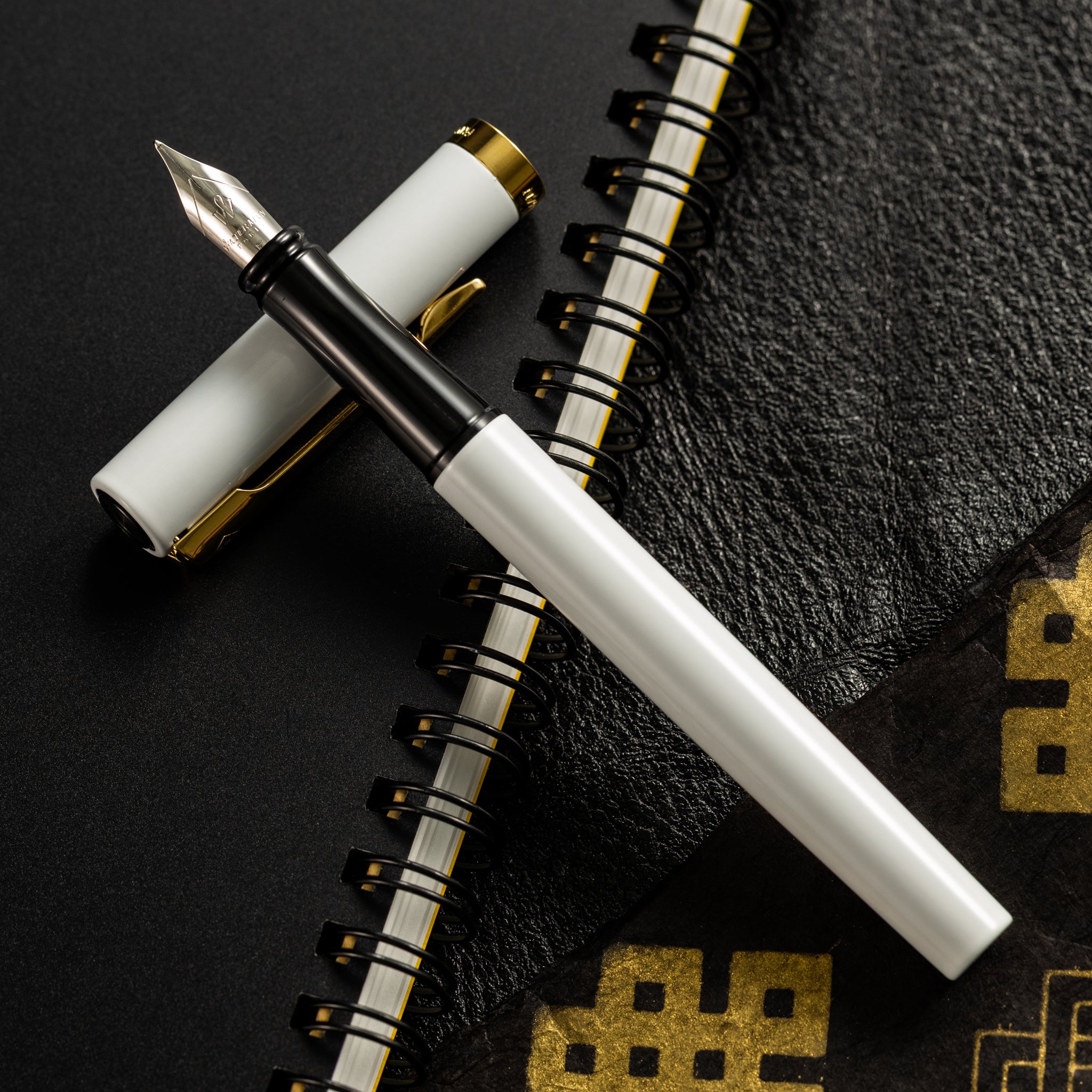 Waterman Impression Fountain Pen - White GT - Pen Boutique Ltd