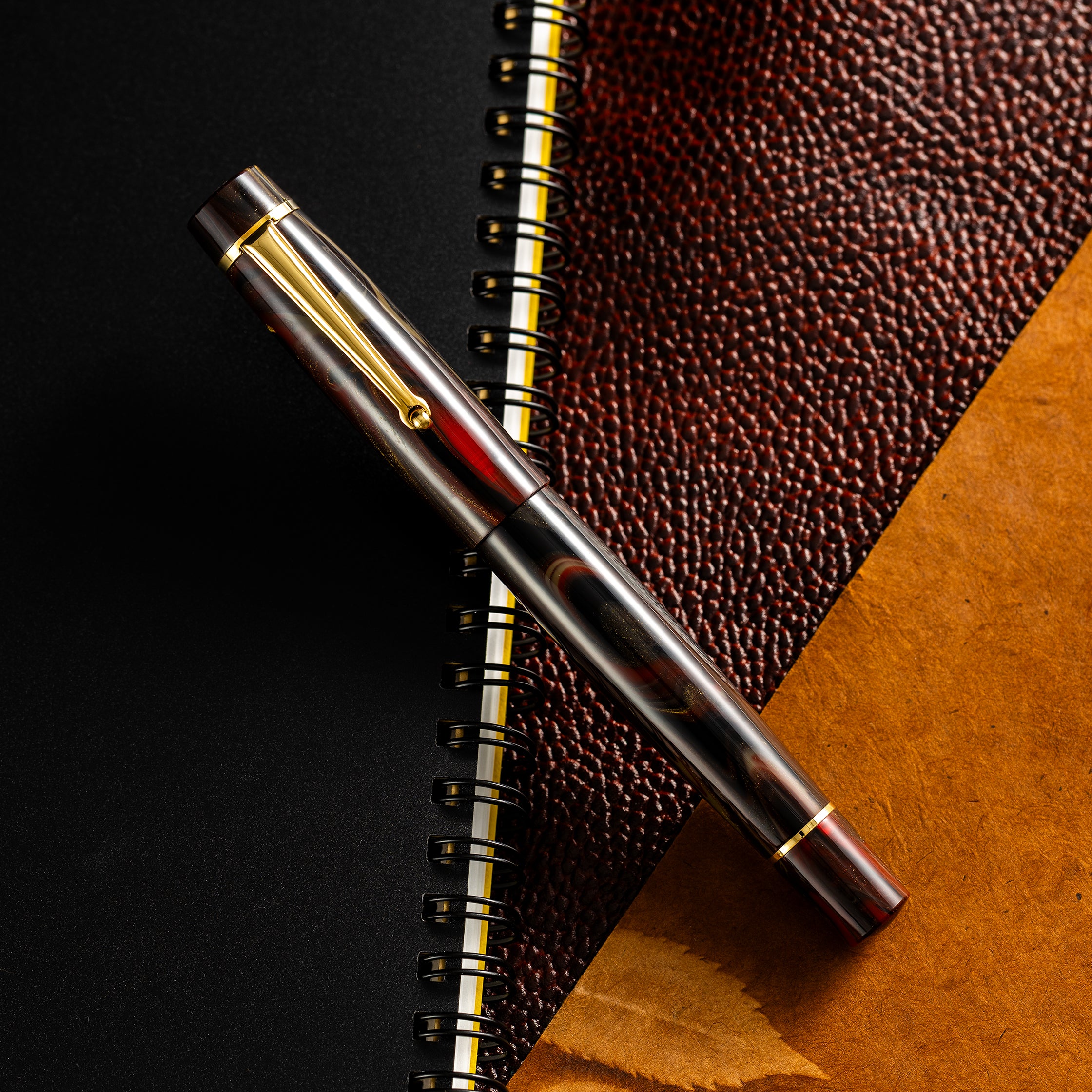 Delta Signs of the Time Fountain Pen - Barocco (Art Editions) - Pen Boutique Ltd