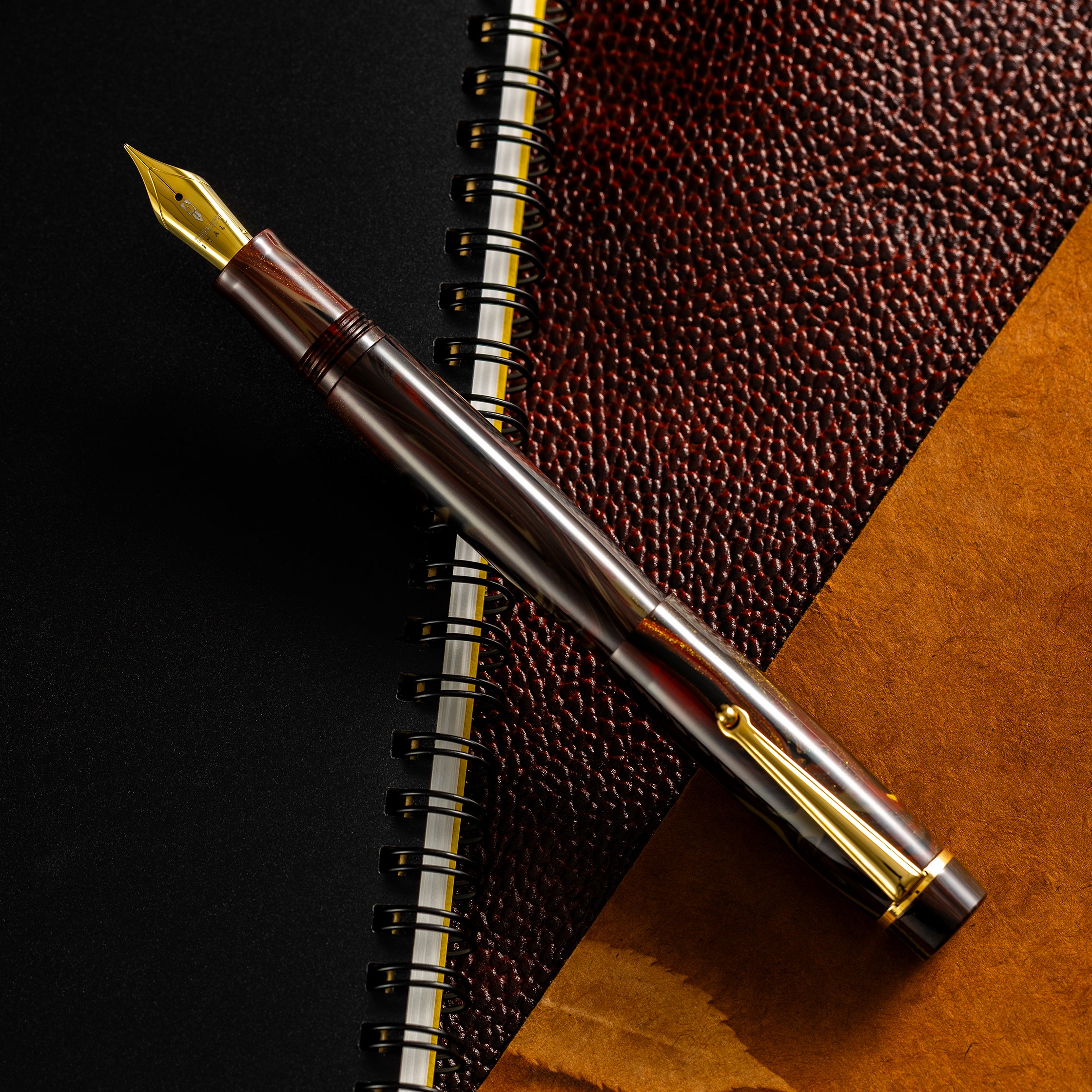 Delta Signs of the Time Fountain Pen - Barocco (Art Editions) - Pen Boutique Ltd