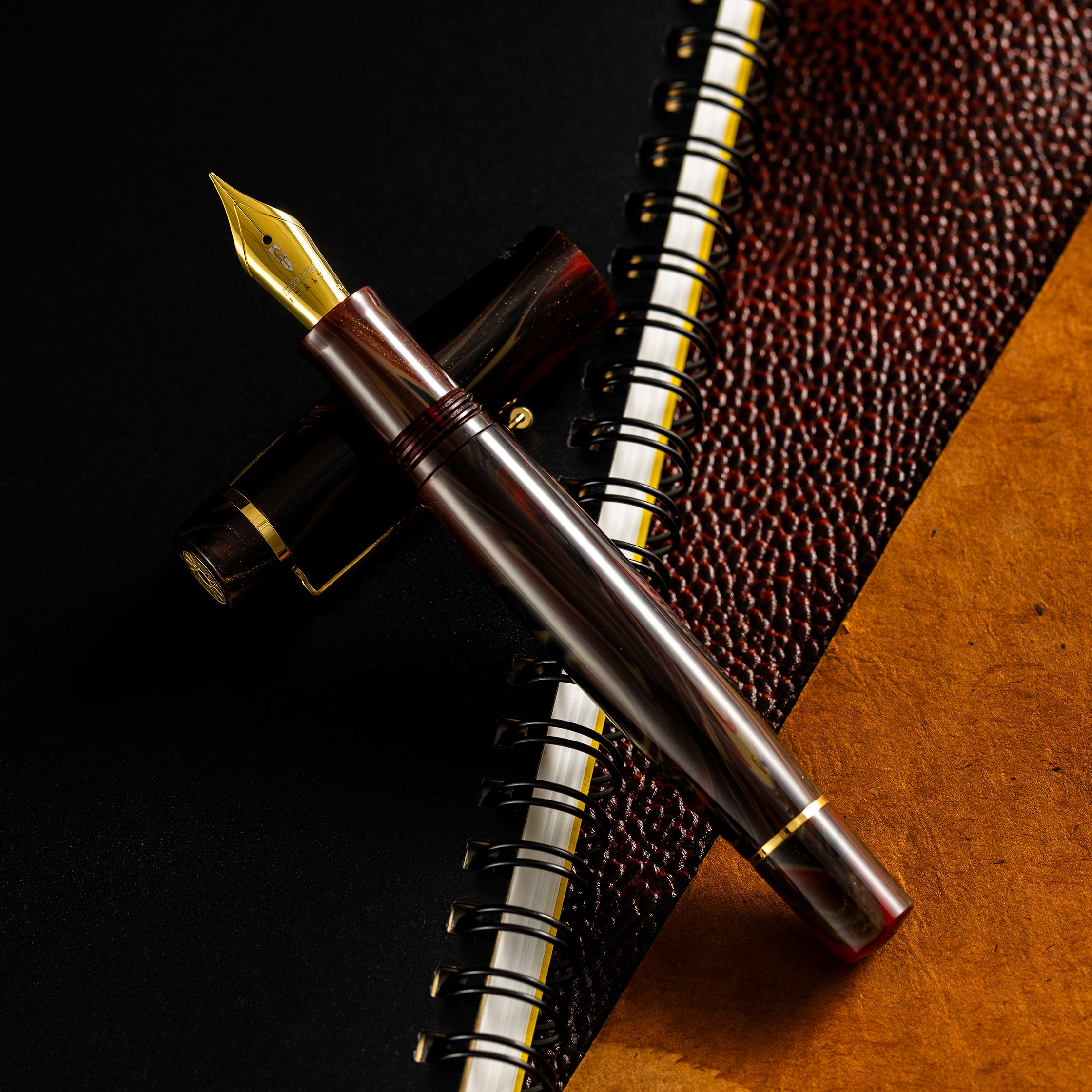 Delta Signs of the Time Fountain Pen - Barocco (Art Editions) - Pen Boutique Ltd