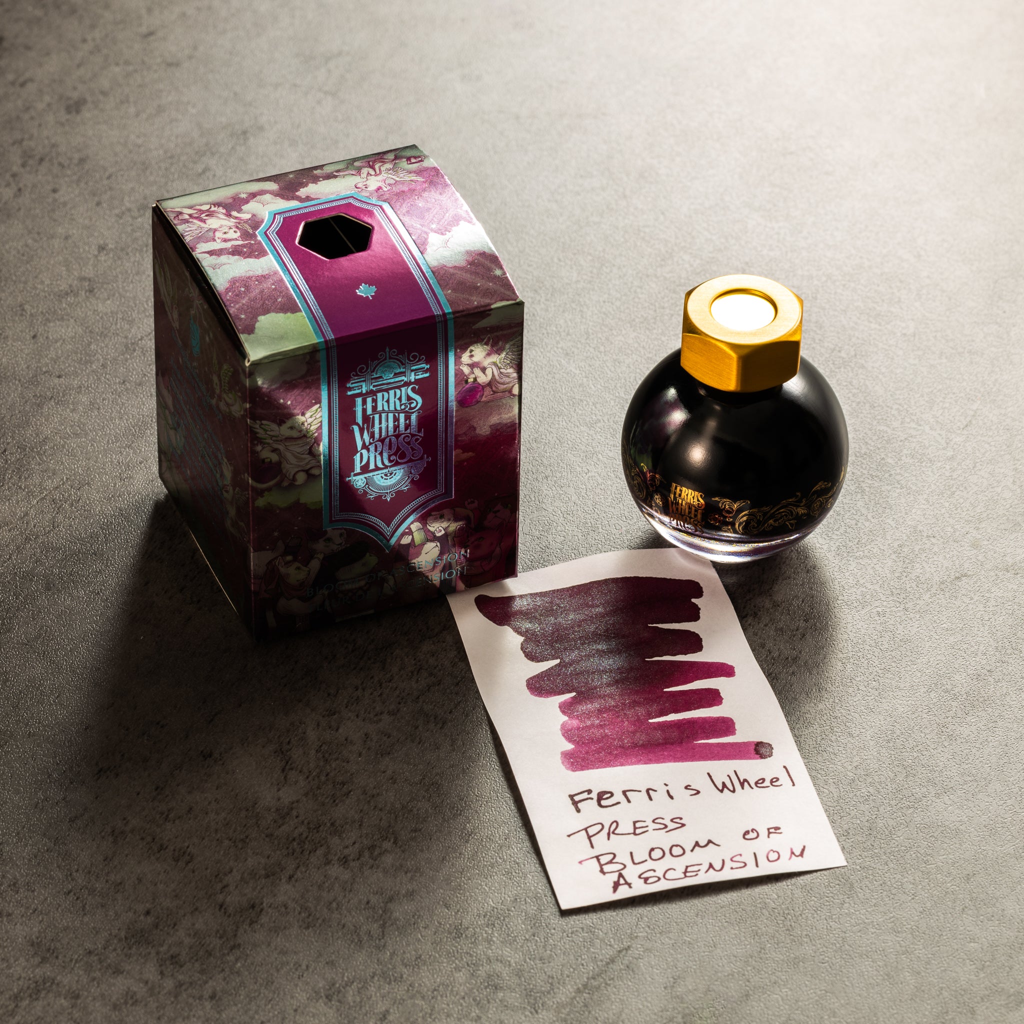 Ferris Wheel Press The Book of Knights Ink Bottle - Bloom of Ascension - 20ml - Pen Boutique Ltd