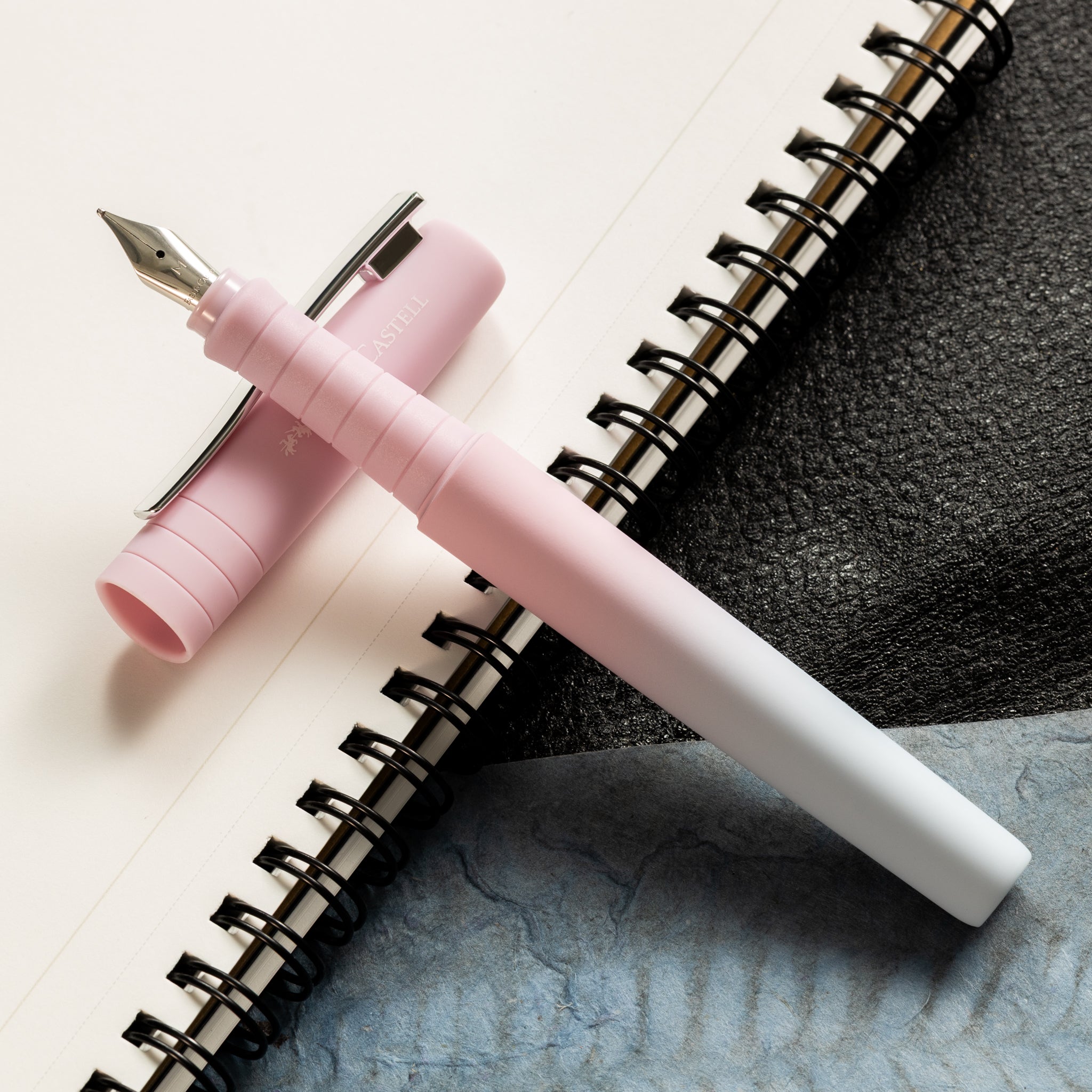 Faber - Castell Poly Flow Fountain Pen - Blushing Sky - Pen Boutique Ltd