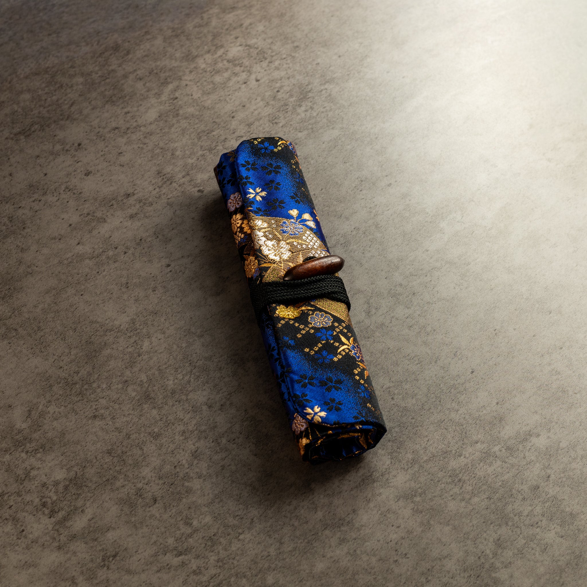 Taccia Kimono Pen Roll - Midnight Sakura - 8 Slot - Large - Pen Boutique Ltd