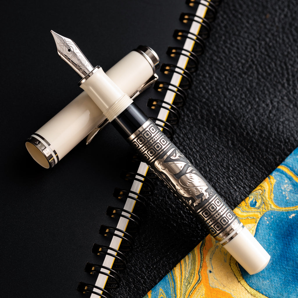 Pelikan Toledo Fountain Pen - M910 White (Special Edition) - Pen Boutique Ltd