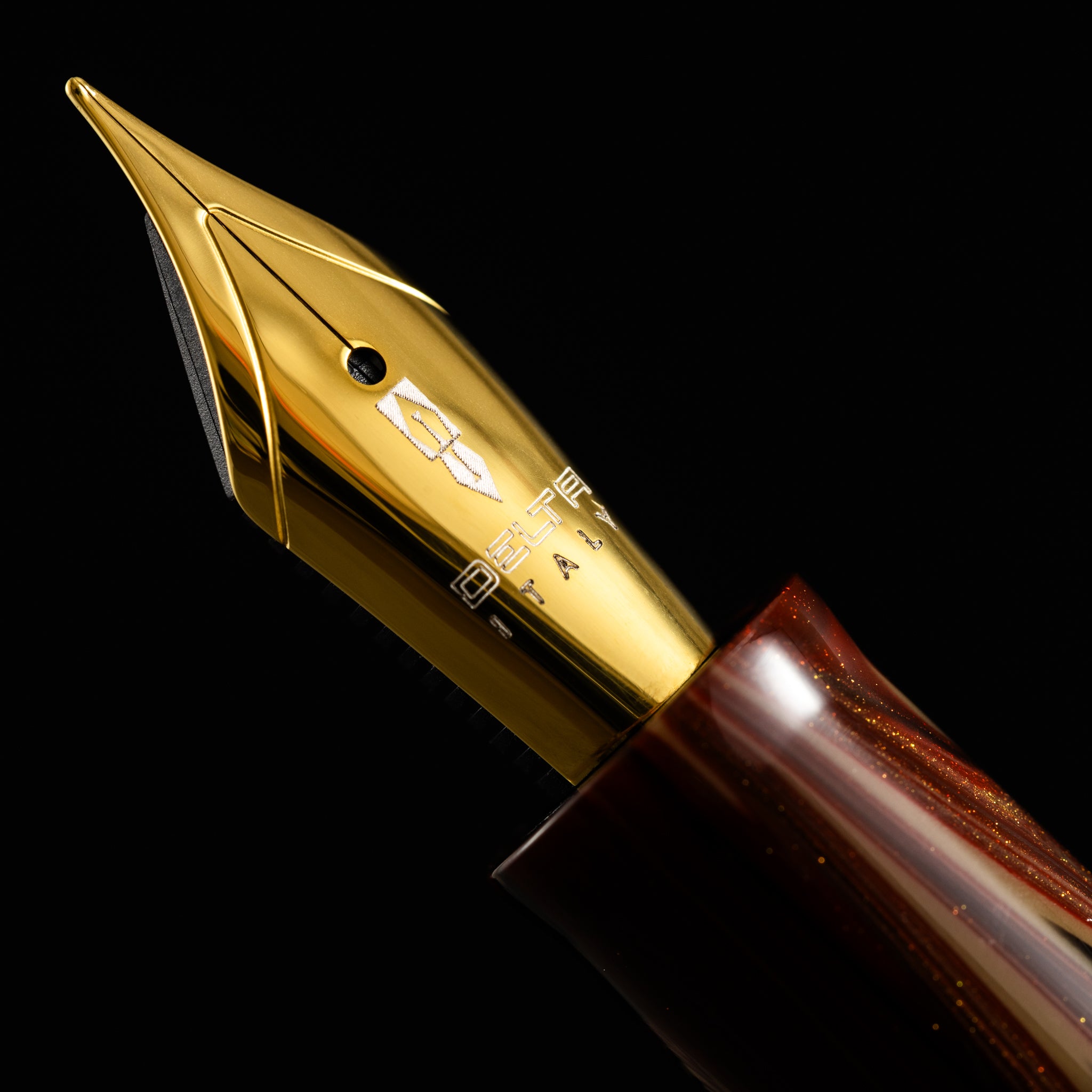 Delta Signs of the Time Fountain Pen - Barocco (Art Editions) - Pen Boutique Ltd