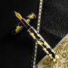 Zek Handpainted Tezhip Art Black with Gold Fountain Pen-Pen Boutique Ltd