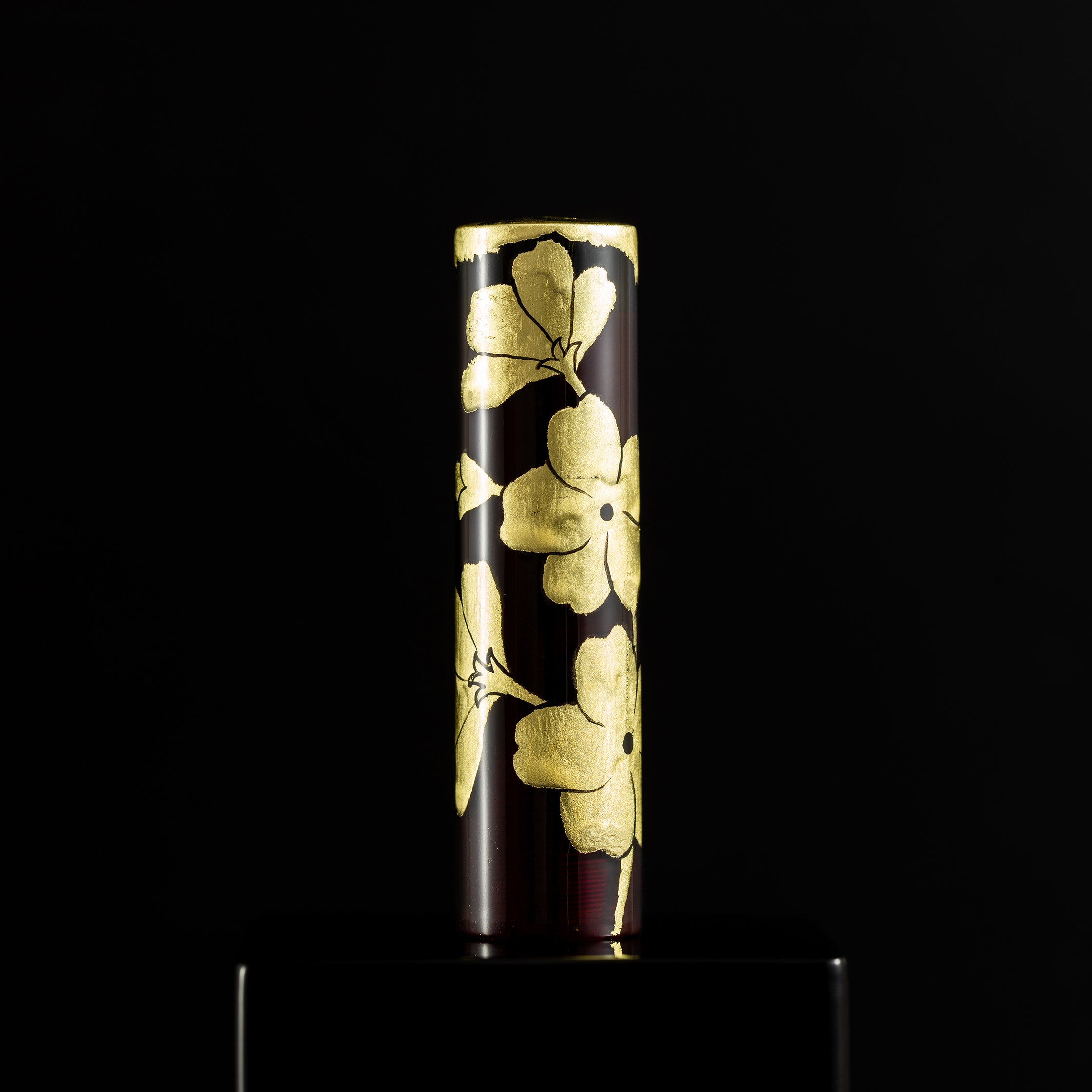Zek Handpainted Tezhip Art Black with Gold Fountain Pen-Pen Boutique Ltd