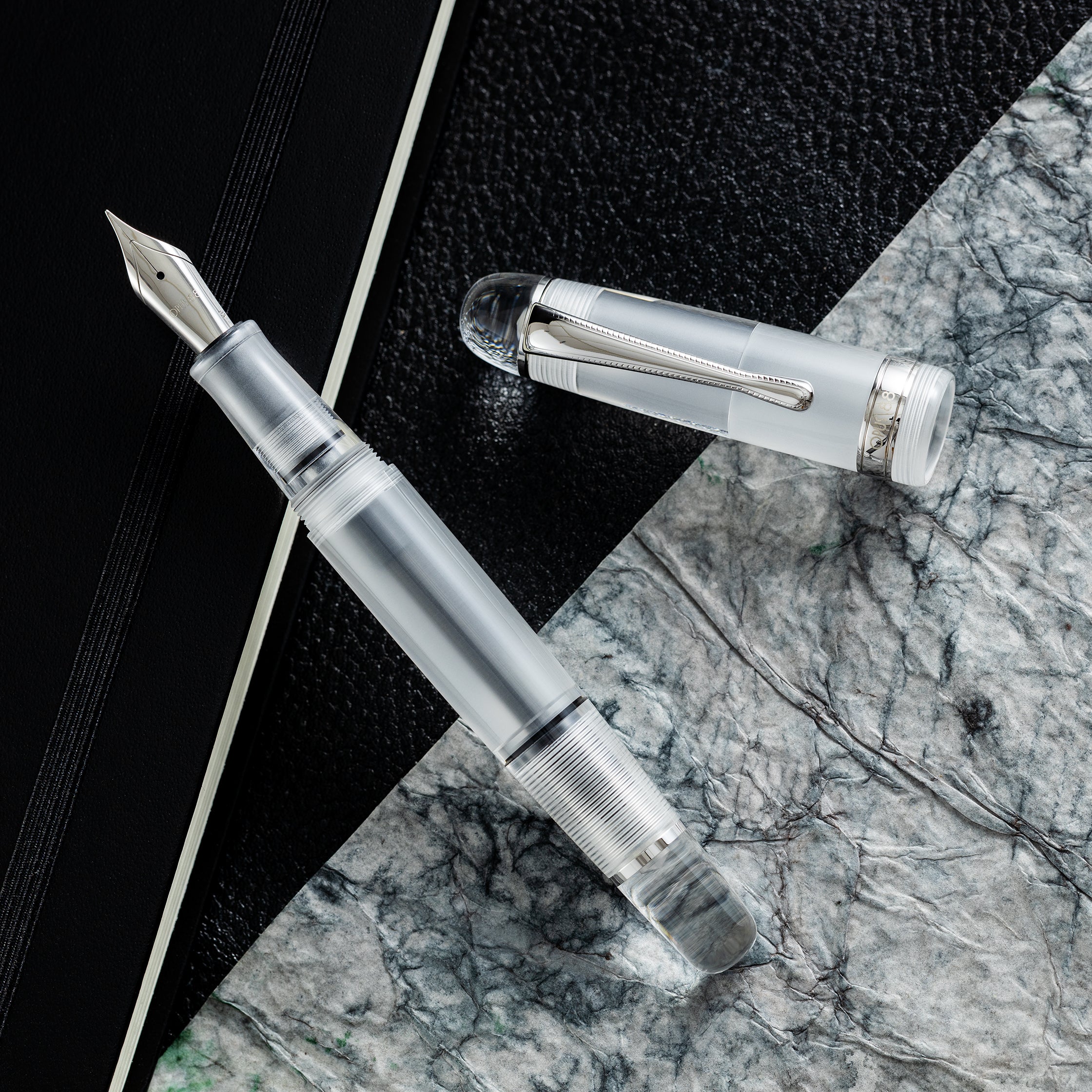 Opus 88 Jazz Fountain Pen - Clear Demo - Pen Boutique Ltd