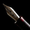 Zek Handpainted Tezhip Art Black with Silver Flower Fountain Pen-Pen Boutique Ltd